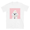 Women's Premium Pet Portrait T-Shirt (White)