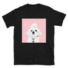 Women's Premium Pet Portrait T-Shirt (Black)