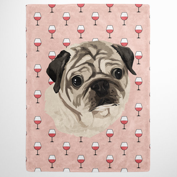 Food & Drink Pet Print Fleece Blanket