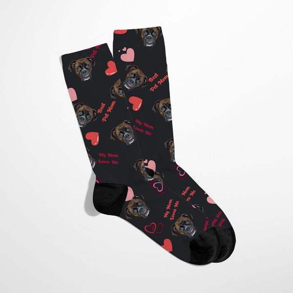 Mother's Day Pet Print Socks