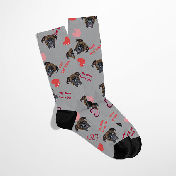 Mother's Day Pet Print Socks