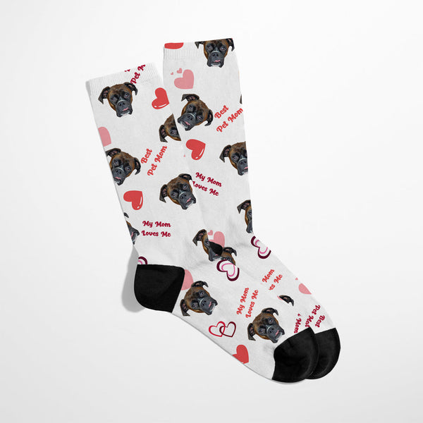 Mother's Day Pet Print Socks