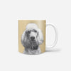 Monochrome Sketch Pet Print Coffee Mug