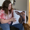 Custom Pet Print Throw Pillow