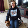 Men's / Women's Custom Pet Print Hoodie (Black)
