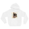 Men's / Women's Valentines Pet Portrait Hoodie (White)