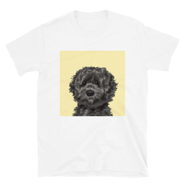 Men's Premium Pet Portrait T-Shirt (White)