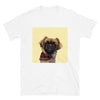 Men's Premium Pet Portrait T-Shirt (White)