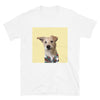 Men's Premium Pet Portrait T-Shirt (White)