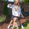 Men's / Women's Premium Pet Portrait Hoodie (White)