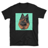 Men's Custom Black Pet Print T-Shirt