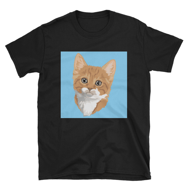 Women's Custom Black Pet Print T-Shirt