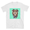 Men's Custom White Pet Print T-Shirt