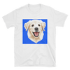 Men's Custom White Pet Print T-Shirt