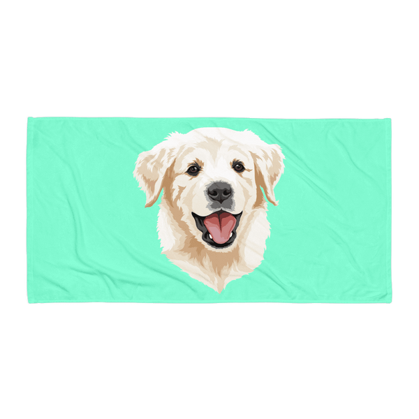 Custom Pet Print Beach Towel