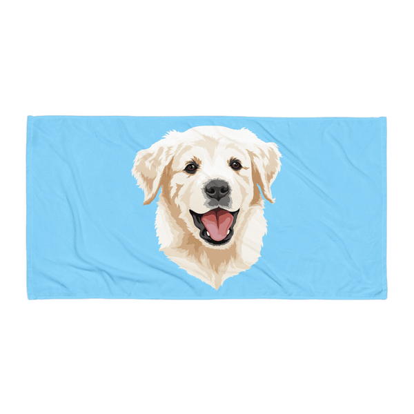 Custom Pet Print Beach Towel