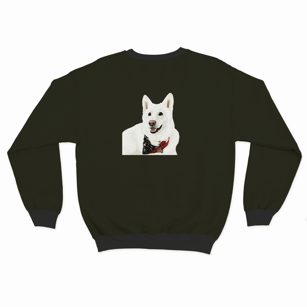 Men's / Women's Premium Pet Print Sweatshirt (Black)