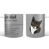 Cat Dad Definition Coffee Mug