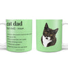 Cat Dad Definition Coffee Mug