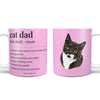 Cat Dad Definition Coffee Mug