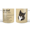 Cat Dad Definition Coffee Mug