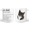 Cat Dad Definition Coffee Mug