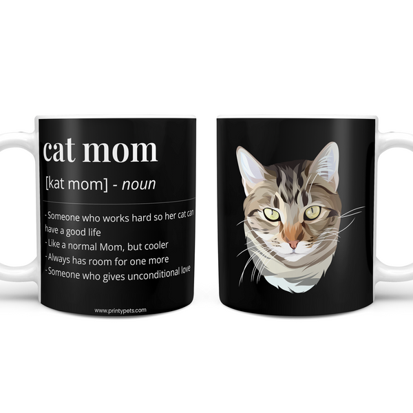 Mother's Day Cat Mom Coffee Mug