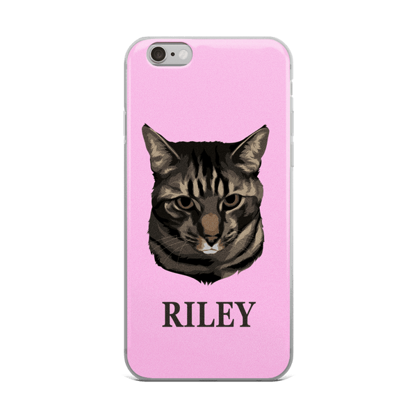Custom Pet Print Phone Case with Text
