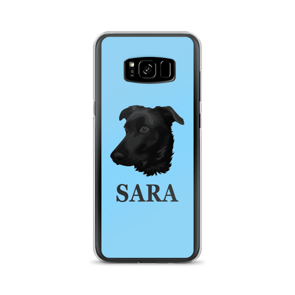 Custom Pet Print Phone Case with Text