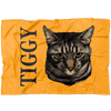 Custom Pet Print Fleece Blanket with Text