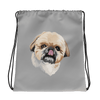 Custom Pet Print Drawstring Bag