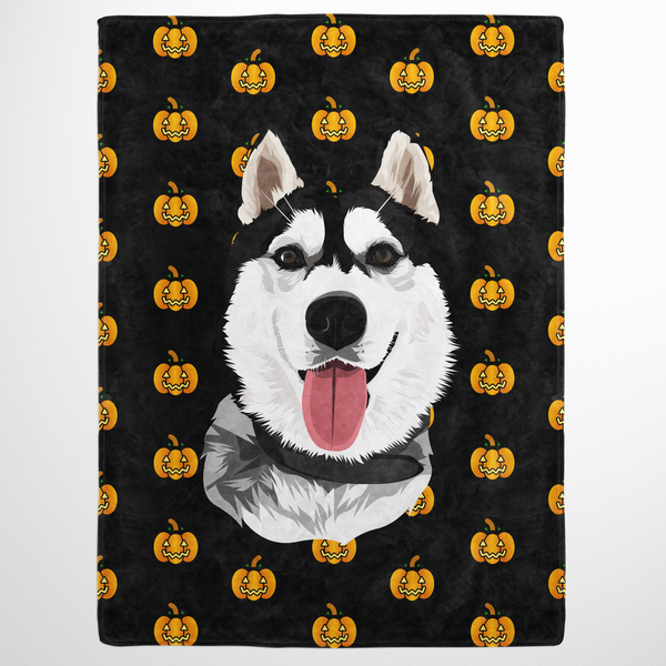 Halloween Pet Print Fleece Blanket