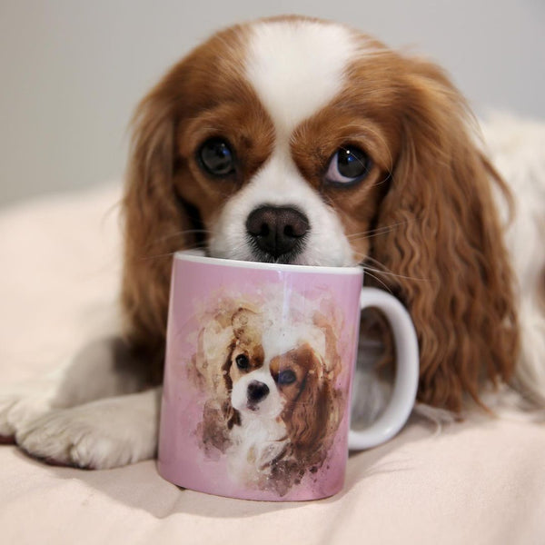 Watercolor Pet Print Coffee Mug