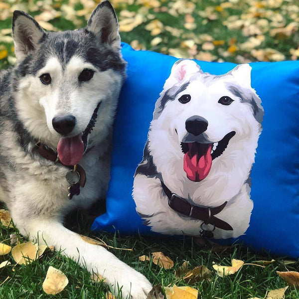 Custom Pet Print Throw Pillow