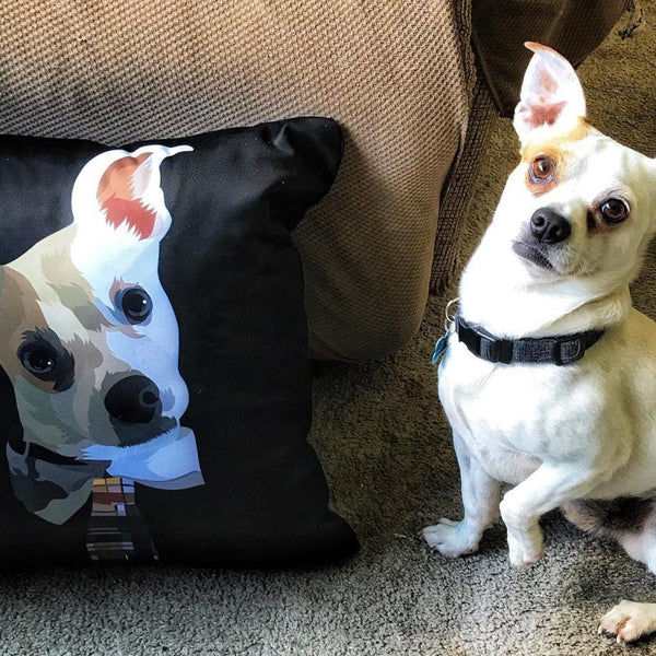 Custom Pet Print Throw Pillow