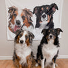 Custom Pet Print Fleece Blanket