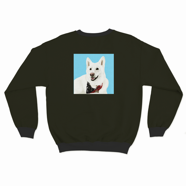 Men's / Women's Premium Pet Print Sweatshirt (Black)