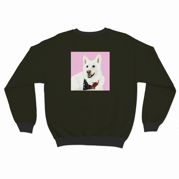 Men's / Women's Premium Pet Print Sweatshirt (Black)