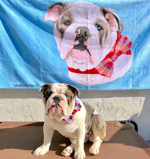 Custom Pet Print Beach Towel