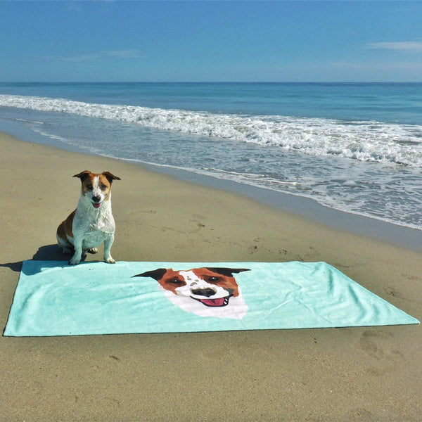 Custom Pet Print Beach Towel