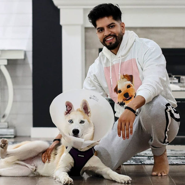 Men's / Women's Premium Pet Portrait Hoodie (White)