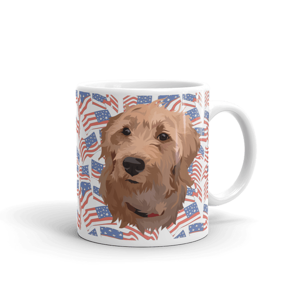 Independence Day Pet Print Coffee Mug