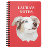 Custom Pet Print Spiral Notebook