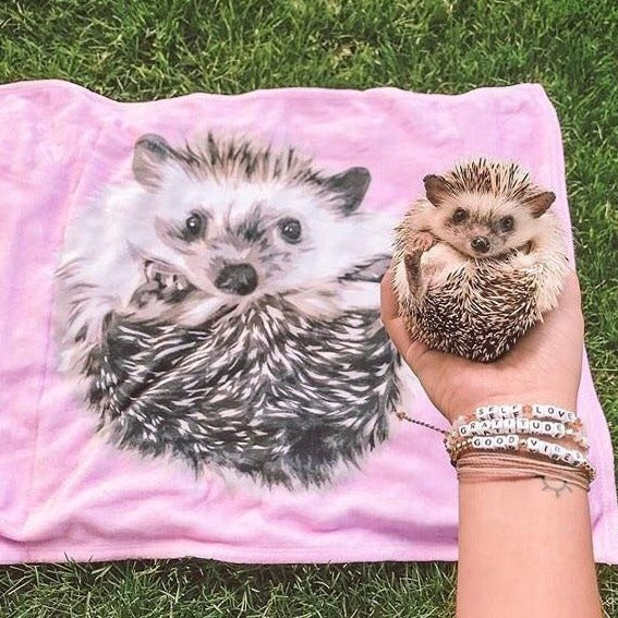 Custom Pet Print Fleece Blanket