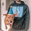 Men's / Women's Premium Pet Portrait Hoodie (Black)