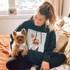 Men's / Women's Premium Pet Portrait Hoodie (Black)