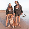 Men's / Women's Custom Pet Print Hoodie (Black)