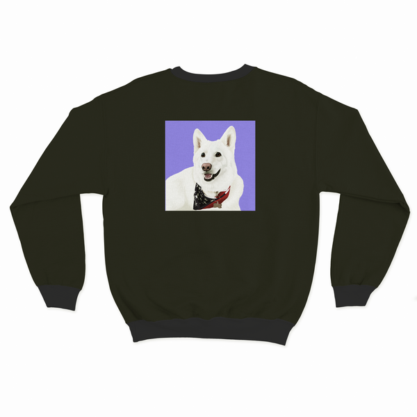 Men's / Women's Premium Pet Print Sweatshirt (Black)