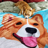 Custom Pet Print Fleece Blanket