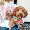 Men's / Women's Premium Pet Portrait Hoodie (White)